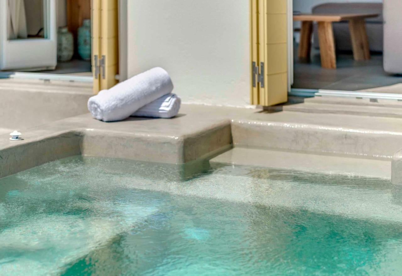 Villa Alba In Syros With Private Jacuzzi Azolimnos Dış mekan fotoğraf